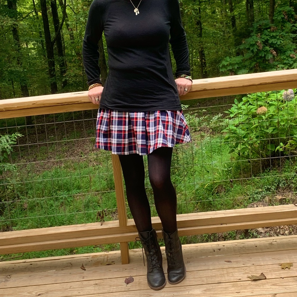 Divided H&M Plaid Mini Skirt
